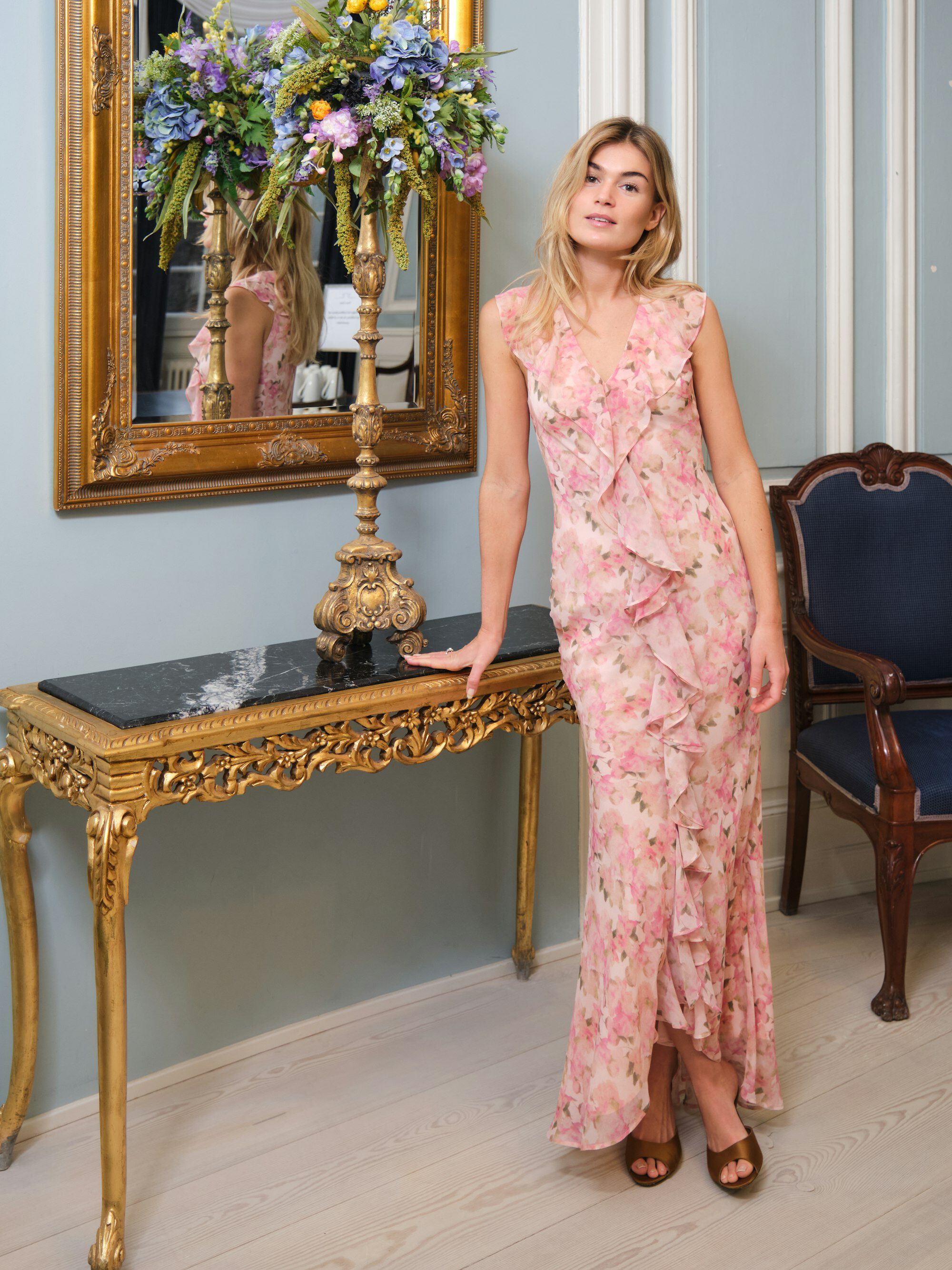 Zella Chiffon Print Dress