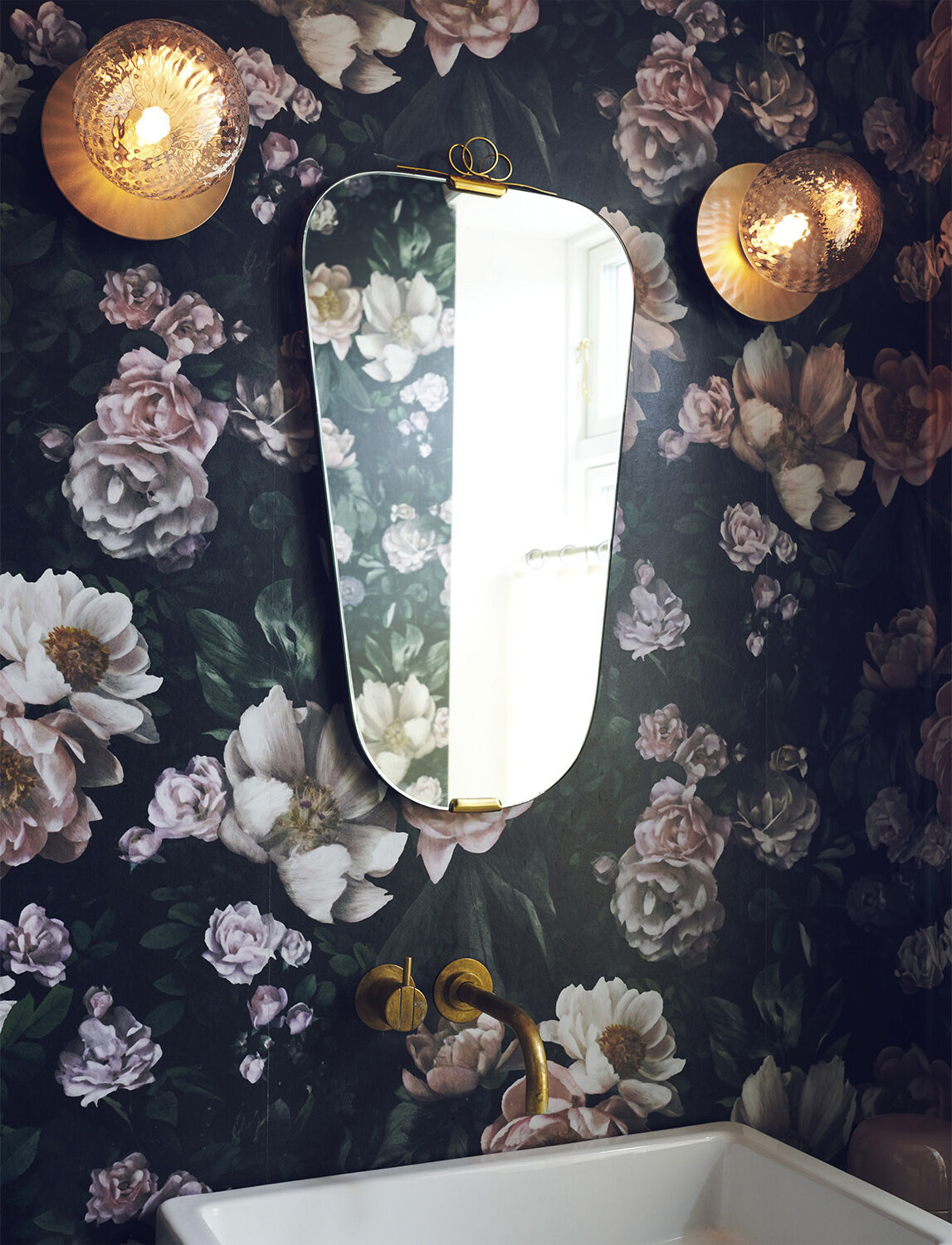 Liila 1 Medium IP44, nordic gold / optic clear