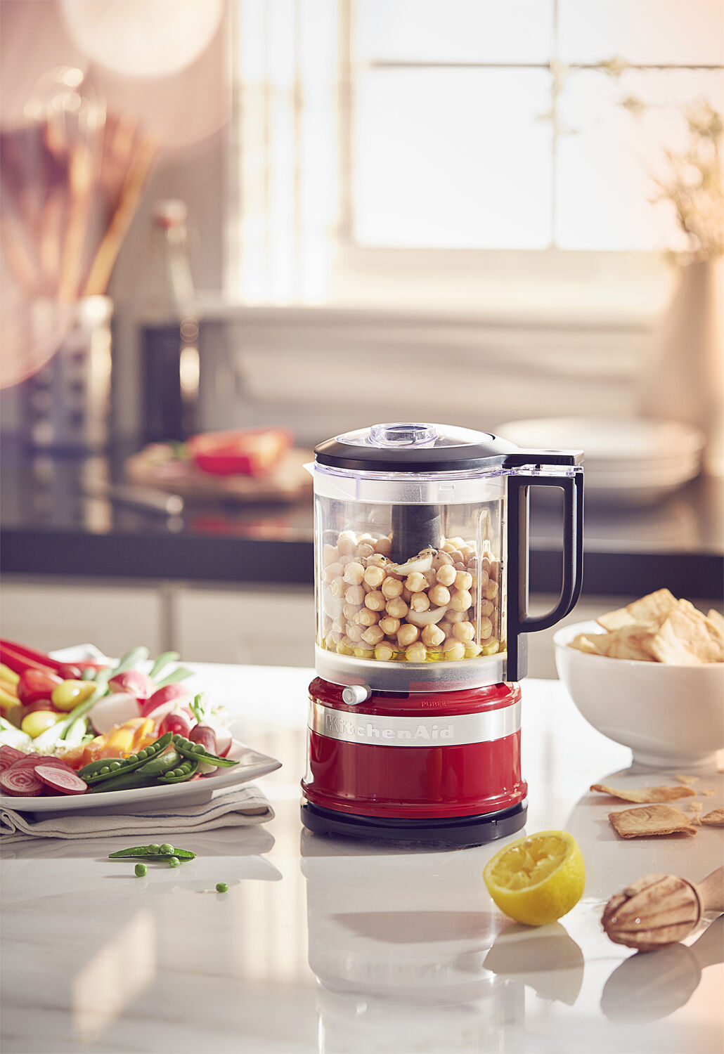 KitchenAid mini-foodprocessor r&oslash;d 1,2 liter B17,8c