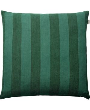 STRIPE/GRN, PYNTEPUDE 48X48 CM