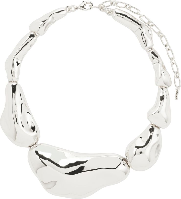 FREE statement necklace silver-plated
