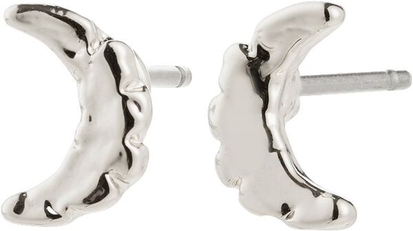 BETWEEN moon earrings silver-plated