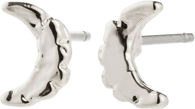 BETWEEN moon earrings silver-plated