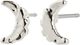 BETWEEN moon earrings silver-plated