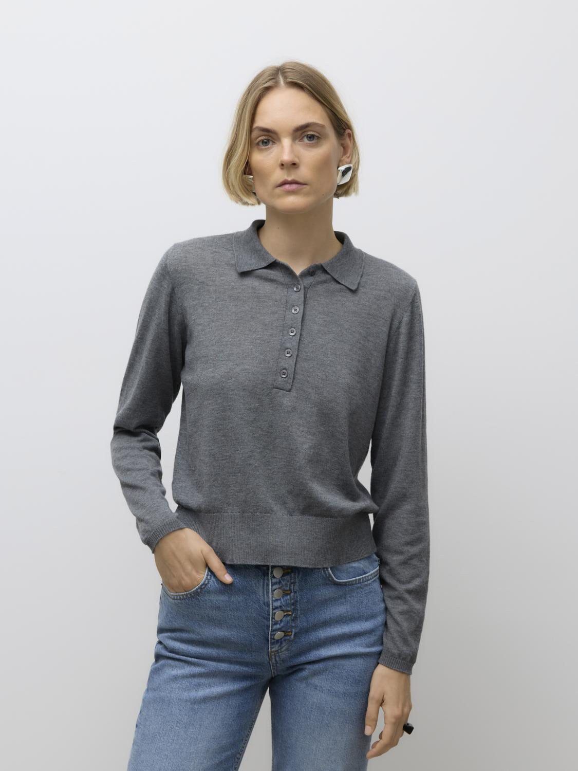 AWSIKITA LS O-NECK POLO KNIT NOOS