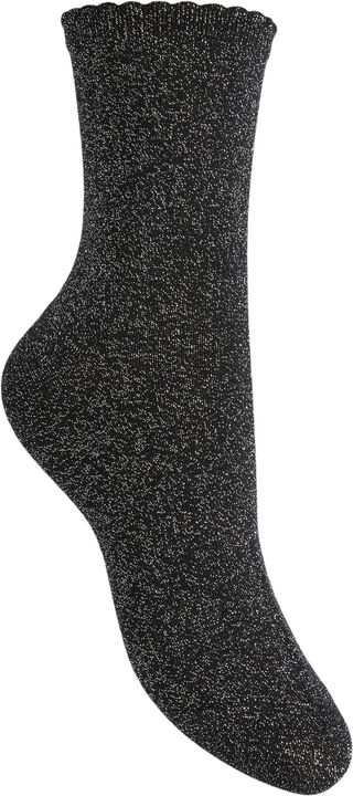 PCSEBBY GLITTER LONG 1 PACK SOCKS N
