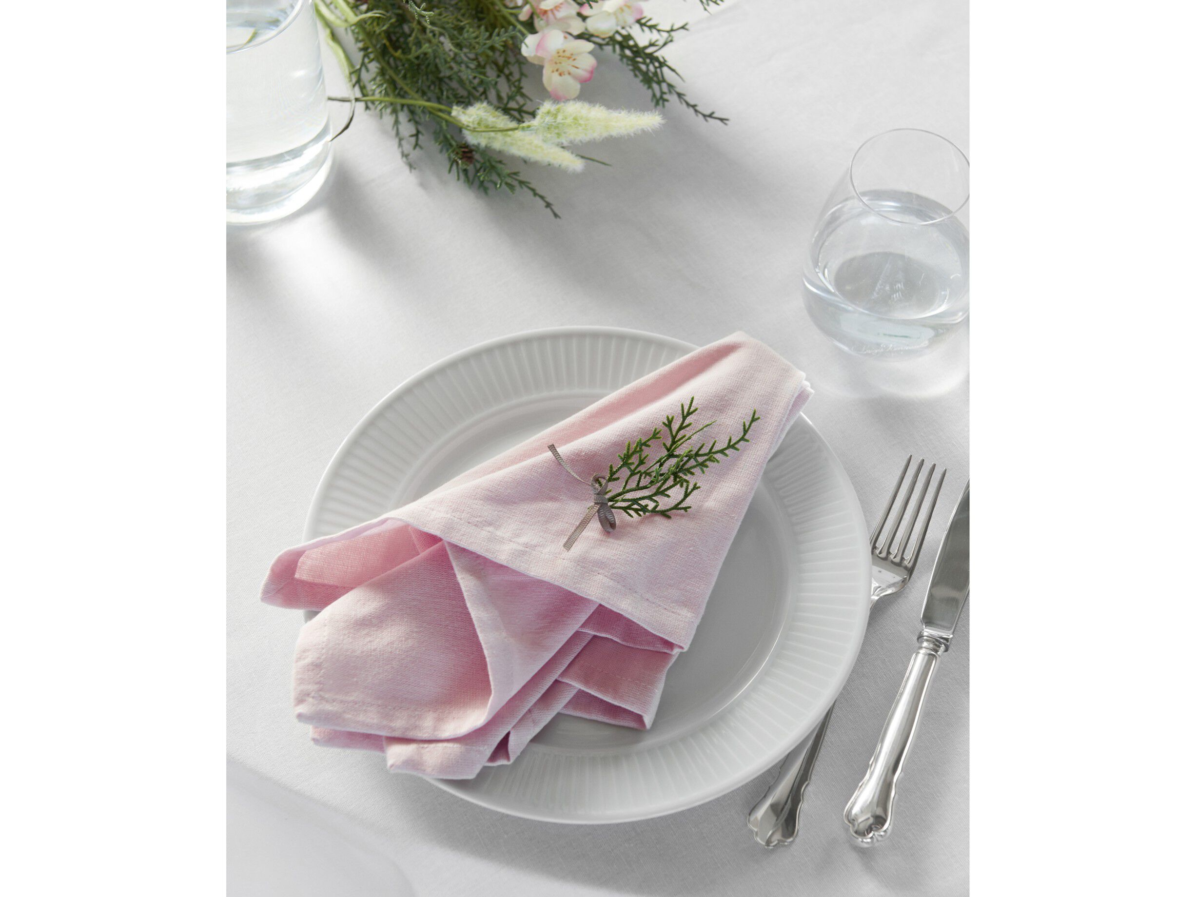 T&oslash;yservietter 45x45 cm Rose Smoke