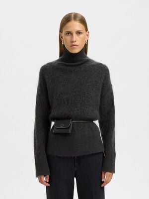 SLFMIRA MOHAIR LS KNIT HIGH-NECK