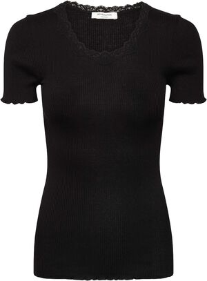RWBeatha SS Regular O-neck Lace T-shirt