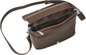 MELLOW LEATHER HUNTING BAG / MILK CHOCOLATE