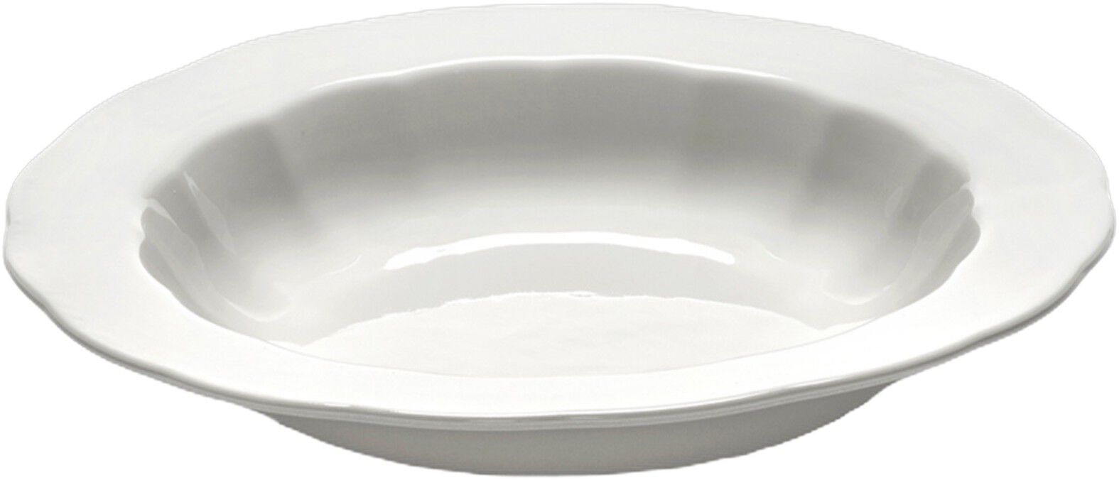 PASTA PLATE M 01 WHITE SILHOUETTE
