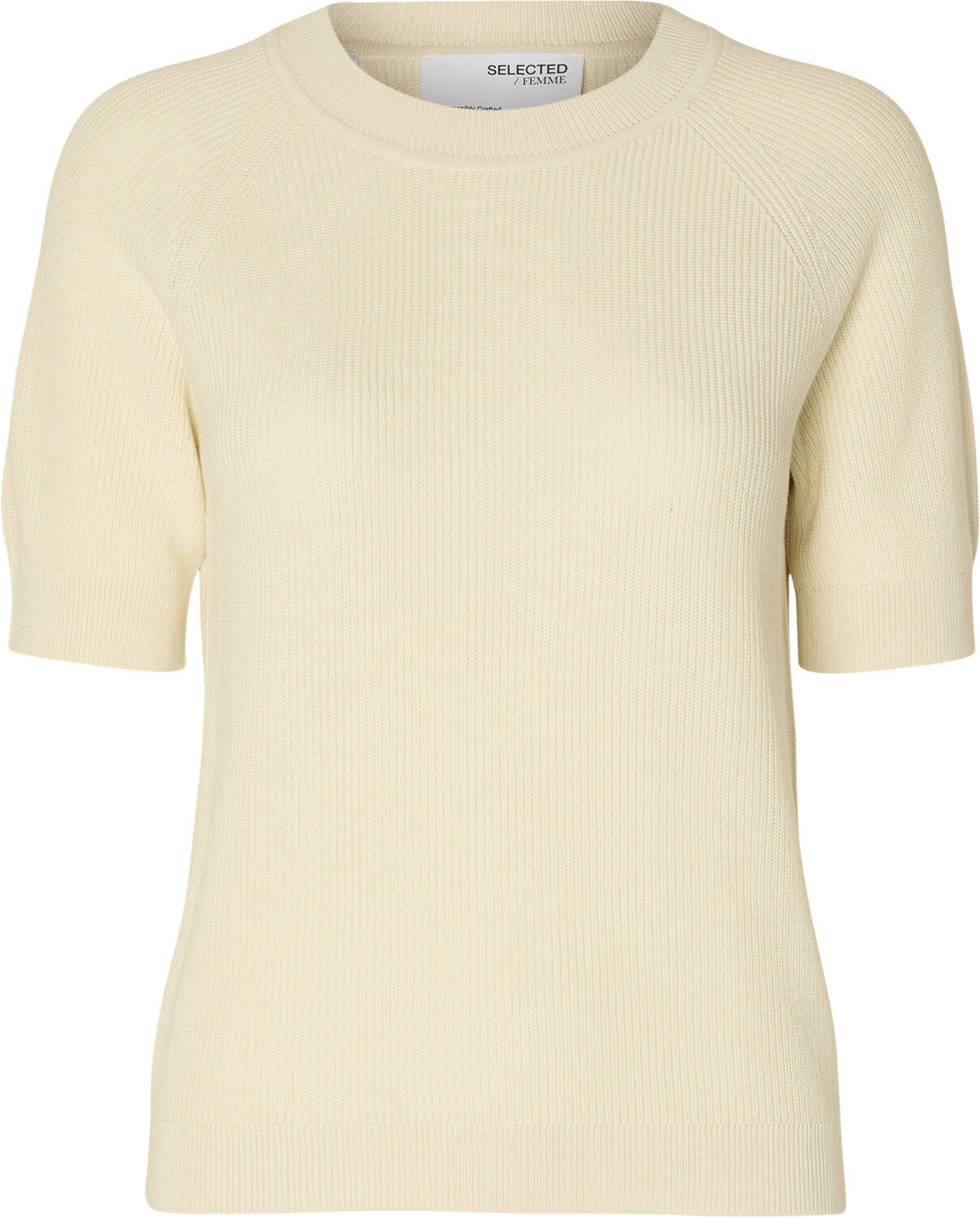SLFELINNA NEW SS KNIT TOP NOOS
