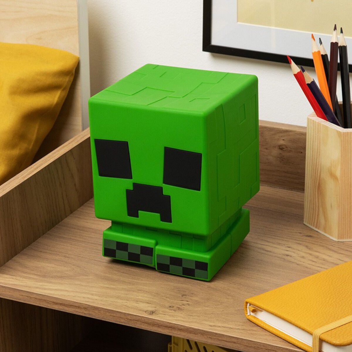 Minecraft Creeper SquishyGLO Silicone Lampe