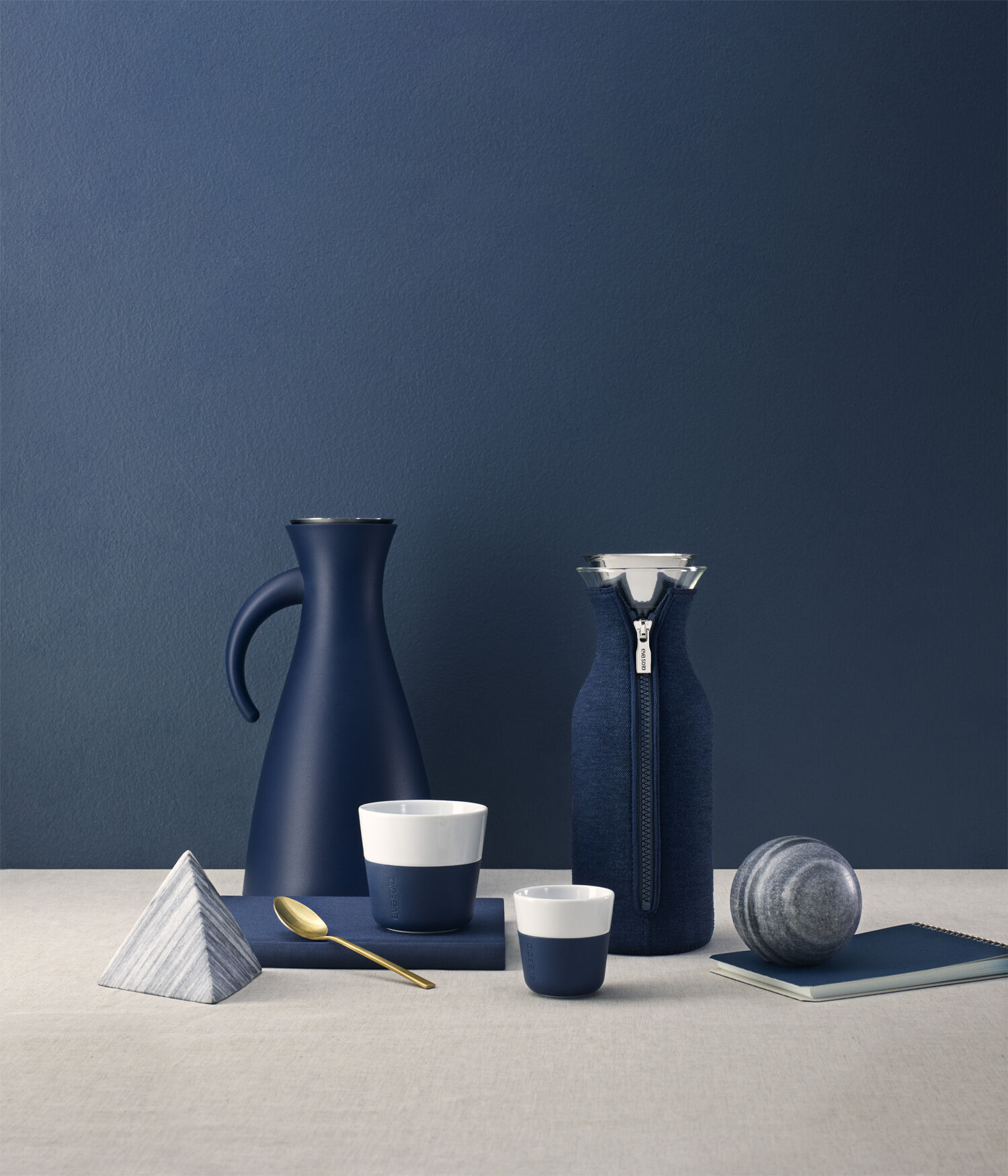 K. karaffel 1,0l Nblue woven