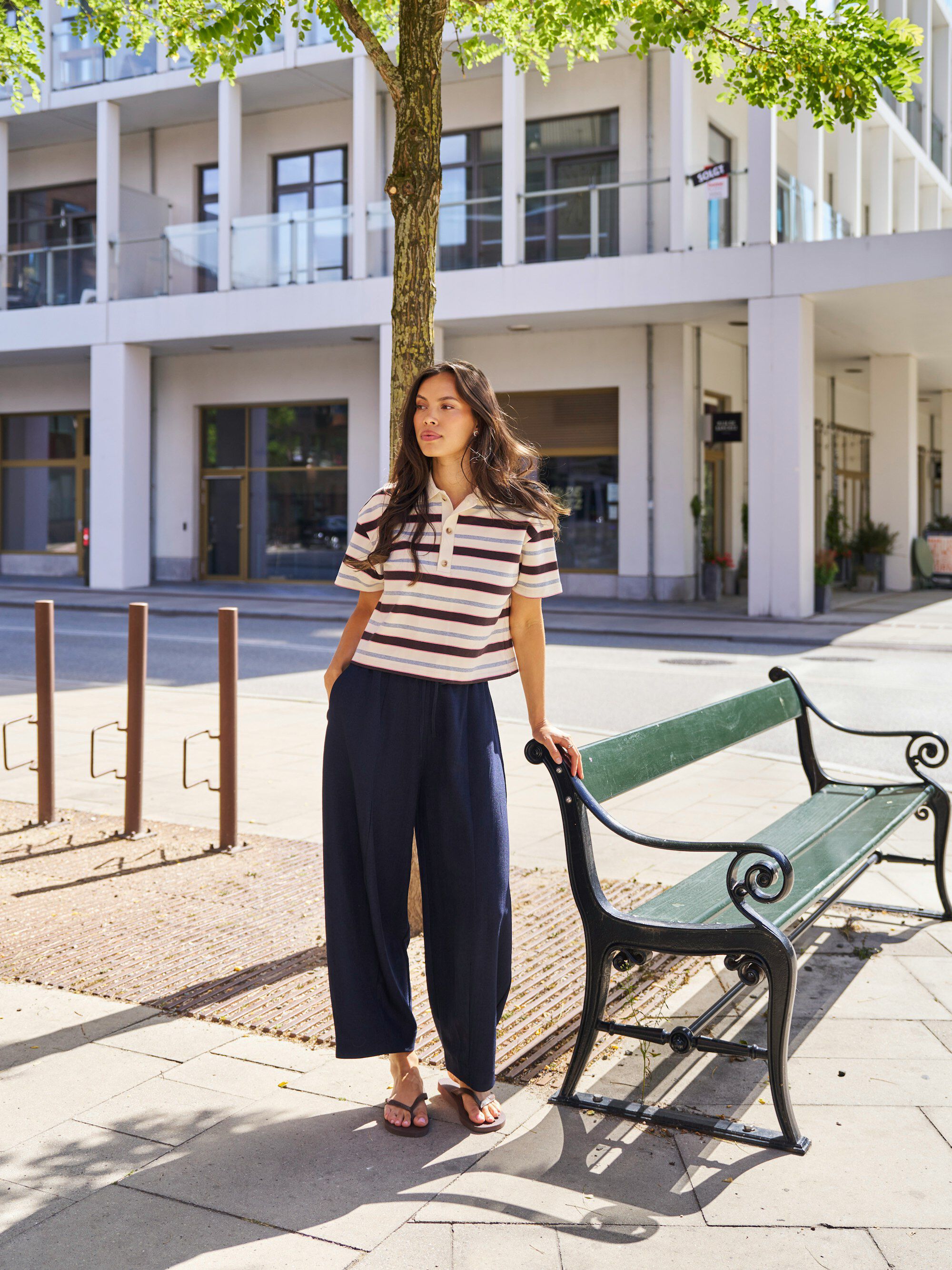 Eveline Pinstripe Pants
