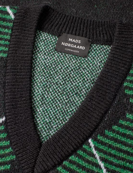 Comfy Wool Harper Argyle Vest