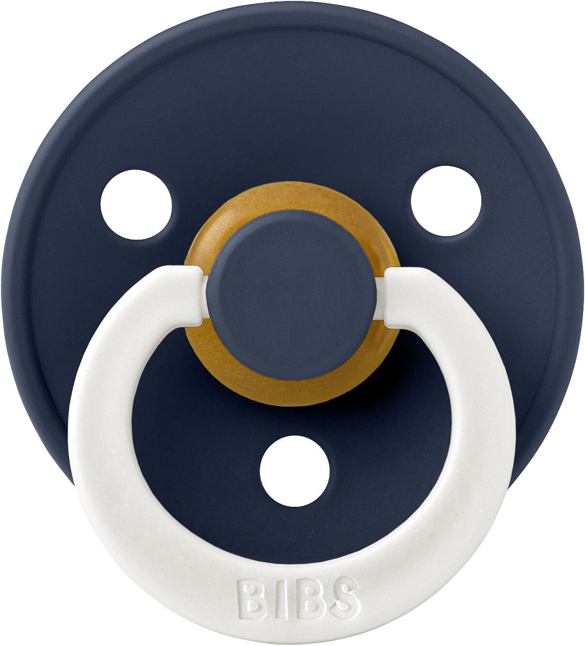 BIBS Pacifier Colour Latex Size 2 Deep Space GLOW