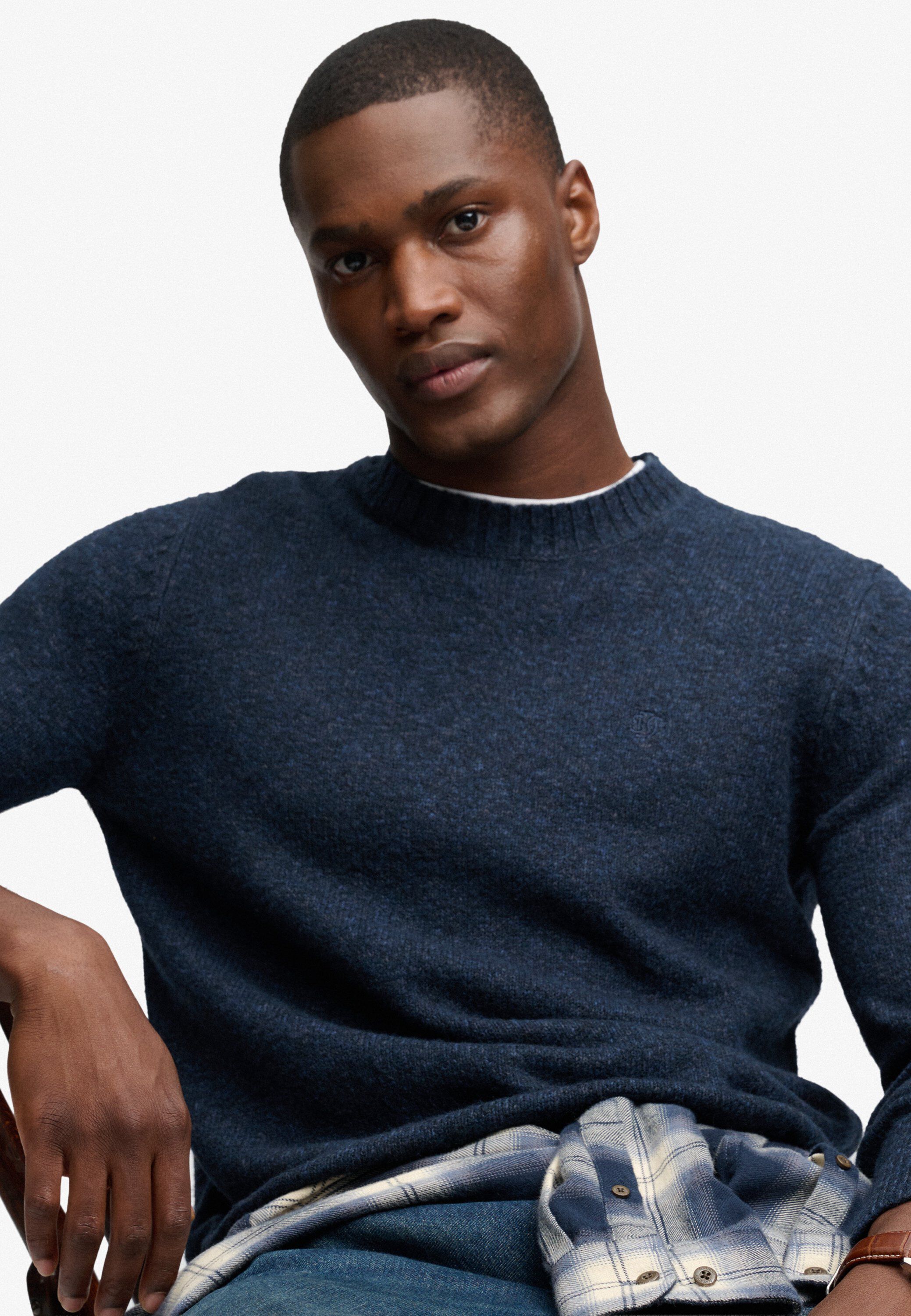 BRUSHED KNITTED JUMPER