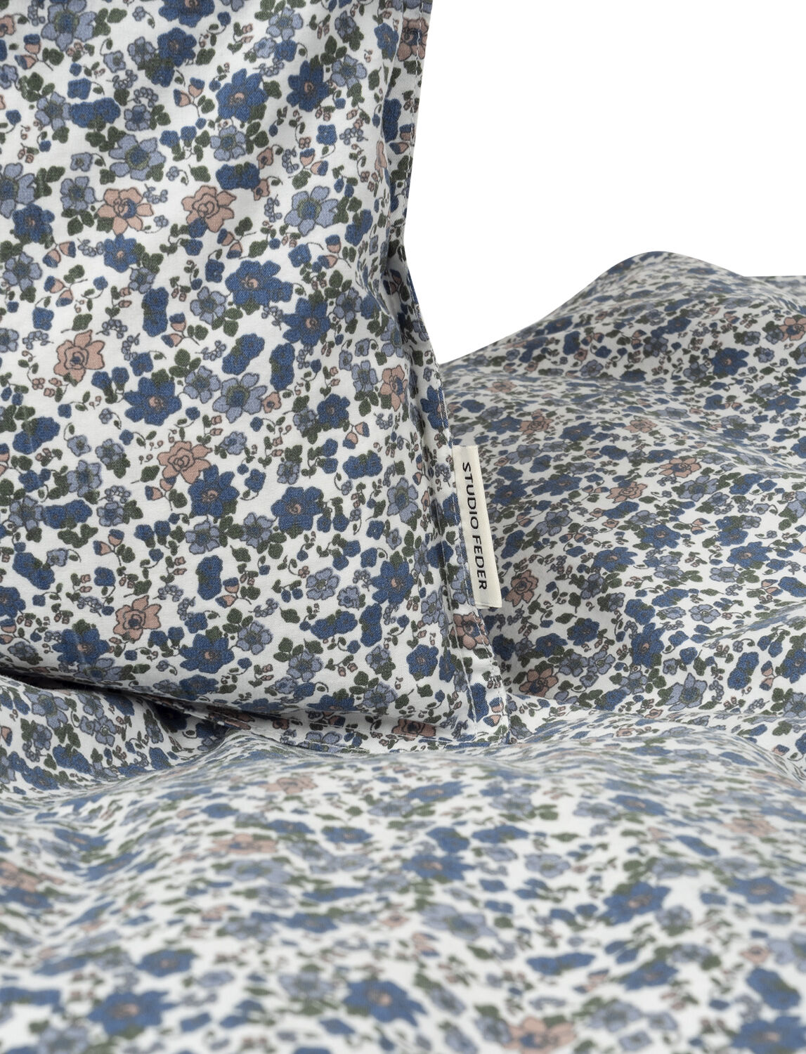 ADULT BEDDING - SWEDISH SIZE - FLORAL BLUE