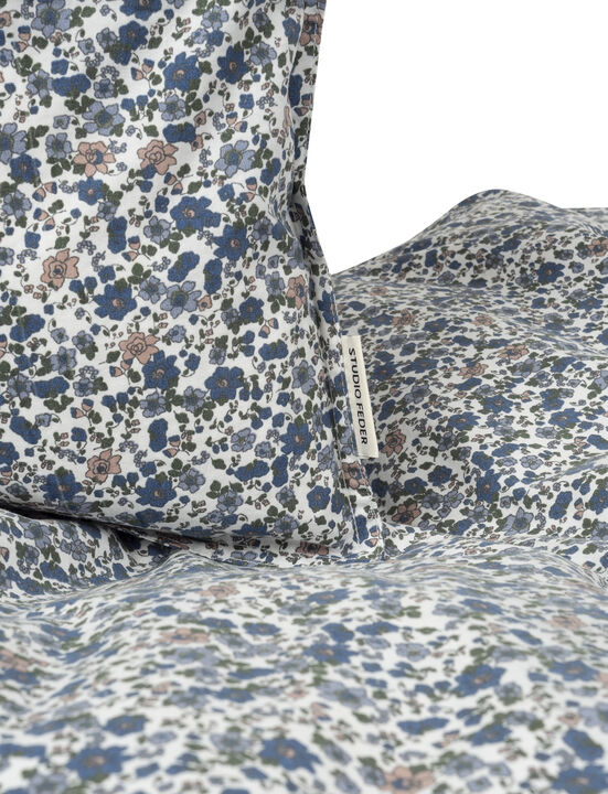 ADULT BEDDING - SWEDISH SIZE - FLORAL BLUE