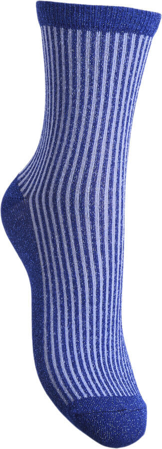 PCSEBBY GLITTER LONG STRIPE SOCK BC