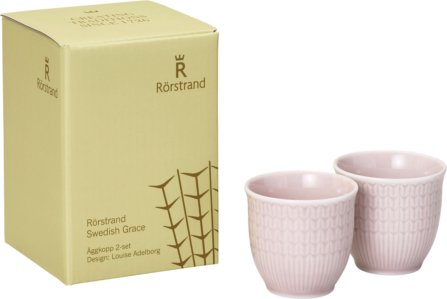 Swedish Grace &AElig;ggeb&aelig;ger 4 cl Rose 2 styk