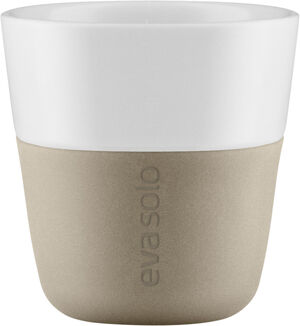 2 Espresso-krus Pearl beige