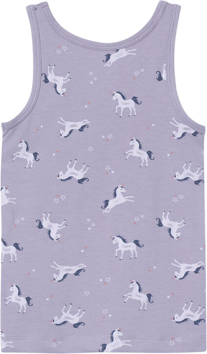 NMFTANK TOP 2P LAVENDER UNICORN NOO