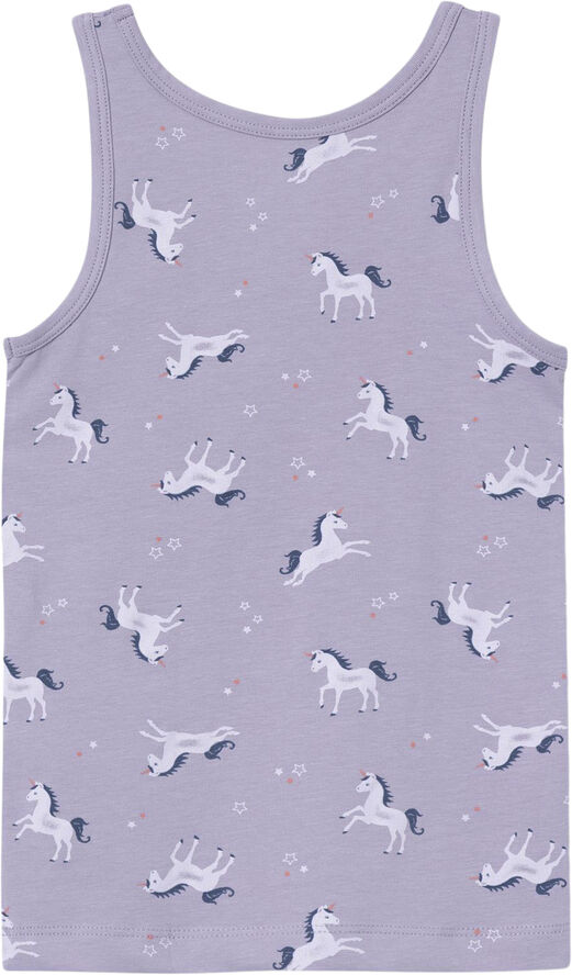 NMFTANK TOP 2P LAVENDER UNICORN NOO