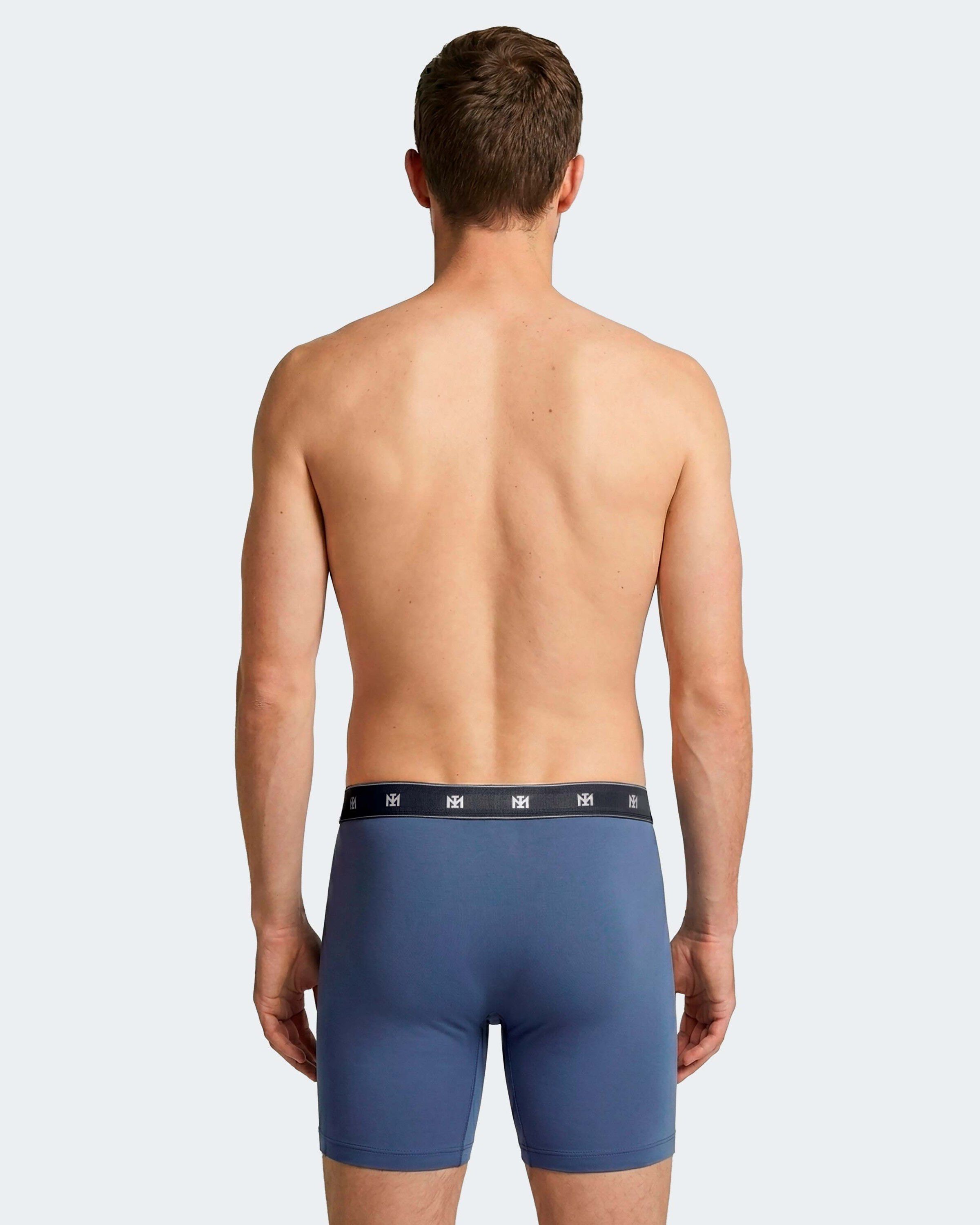 Pack of 2 long men's boxers in Lyocell