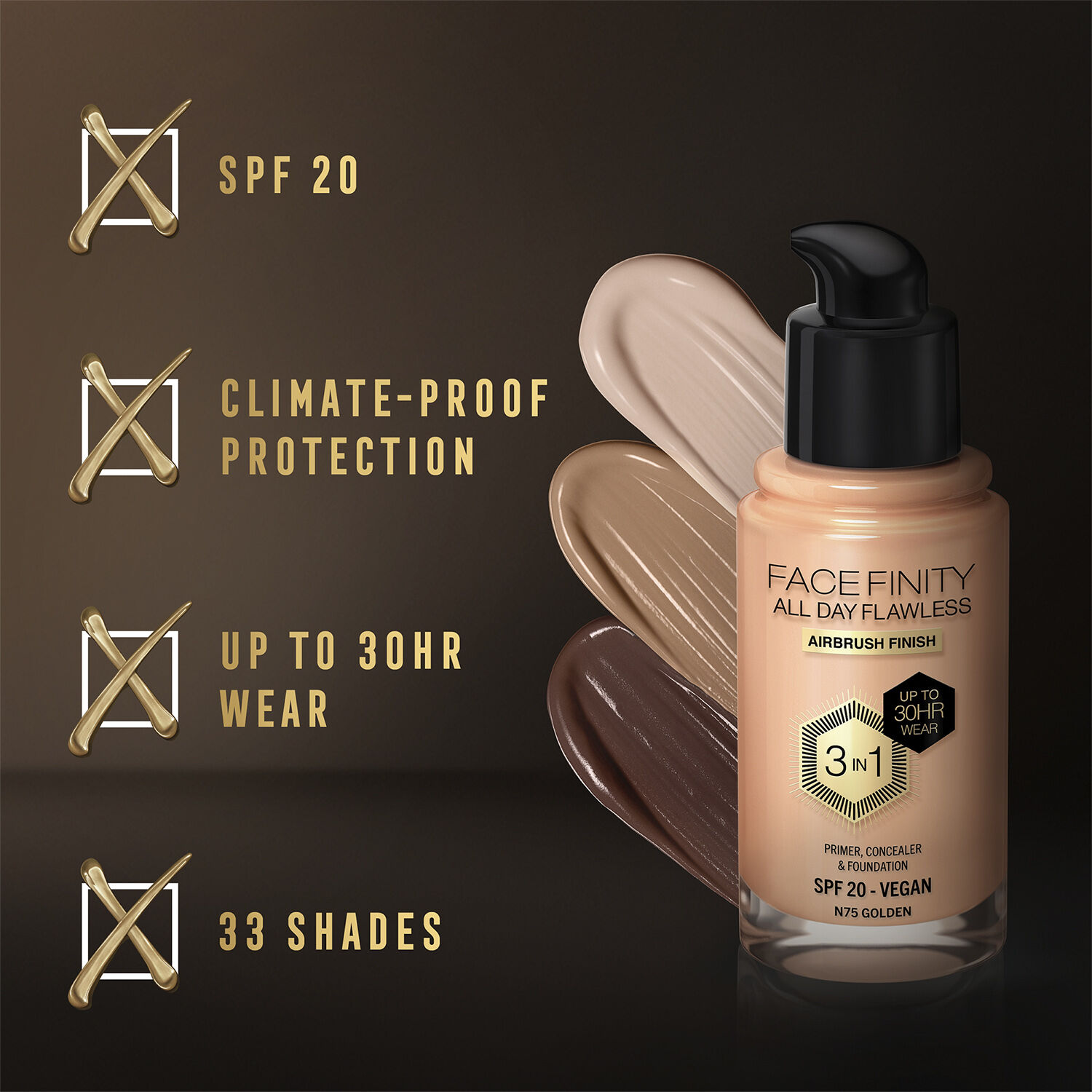 All Day Flawless 3in1 Foundation SPF 20