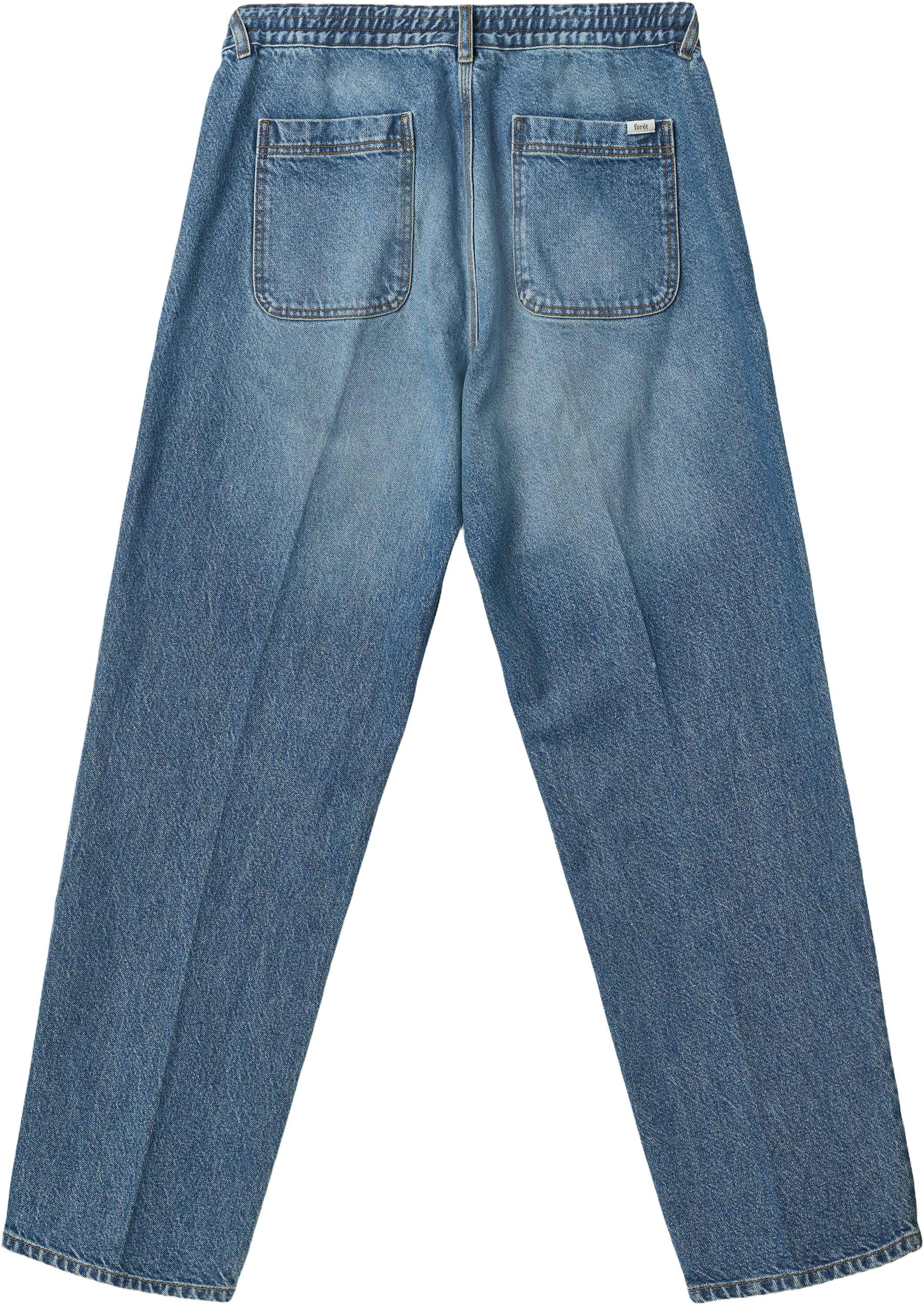 CLAY CREASED DENIM PANTS