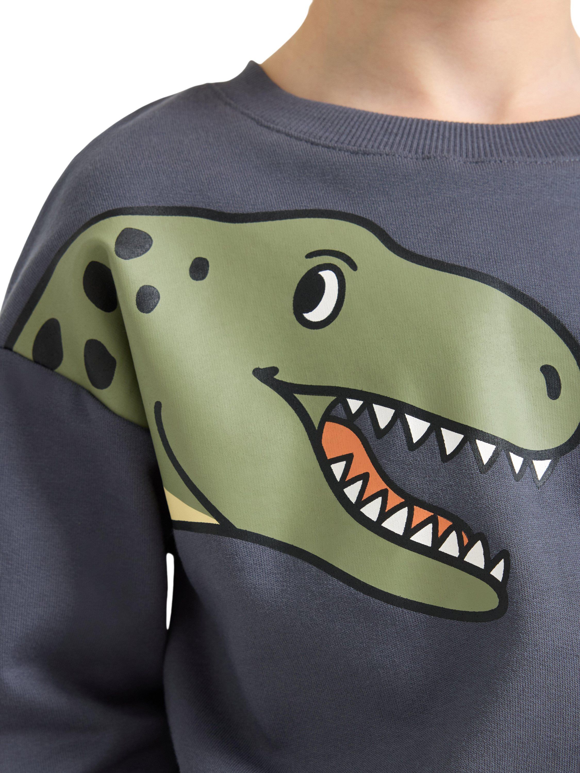 Comfy sweatshirt in cotton jersey w