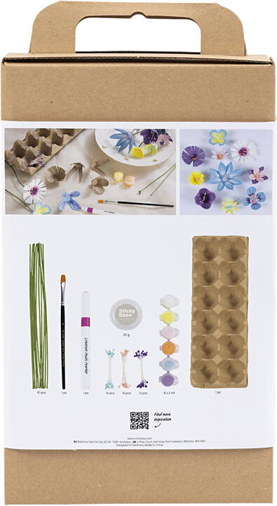 DIY Kit Æggebakke blomster