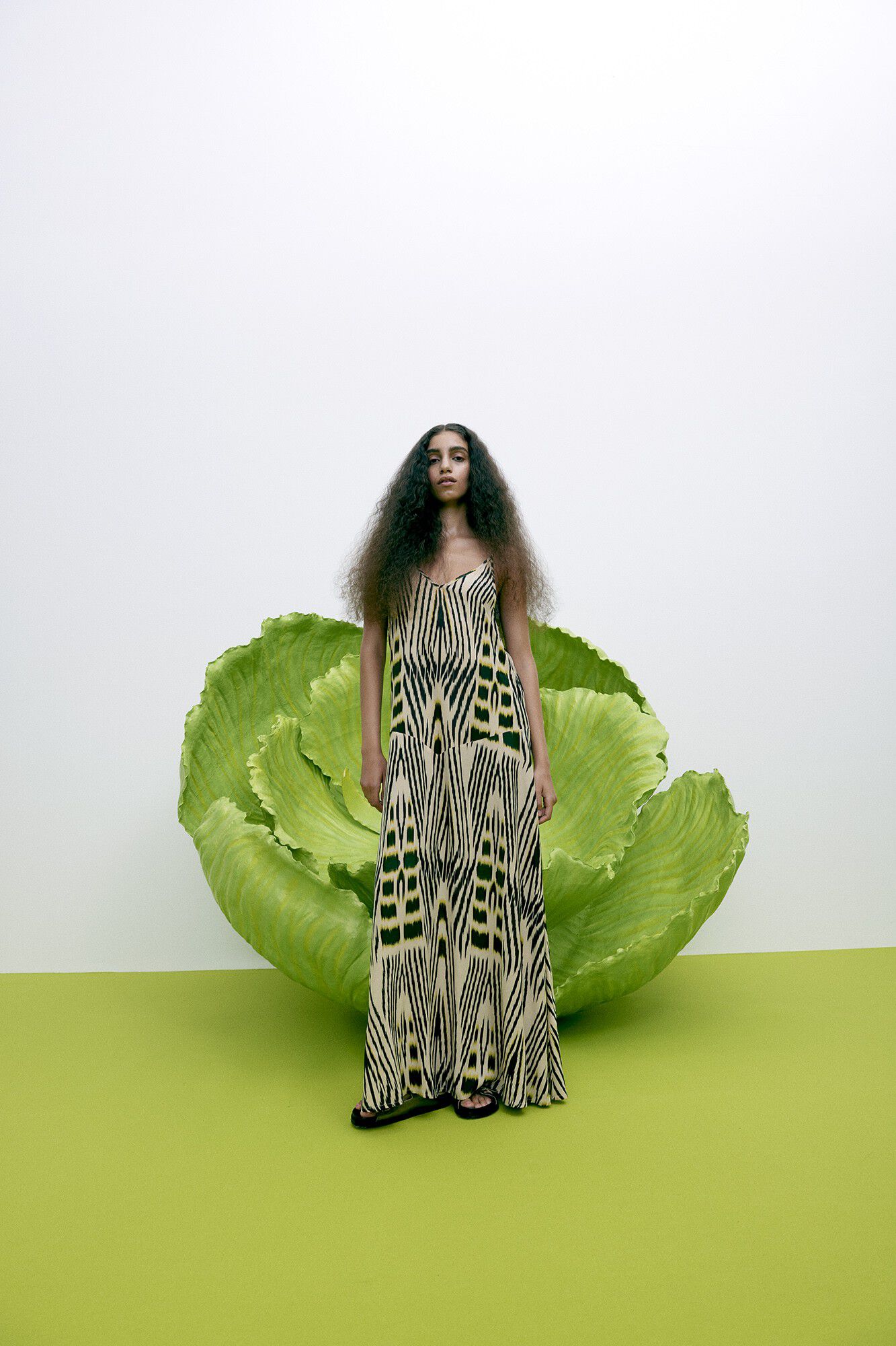 Ikat V-dress - Annebeth