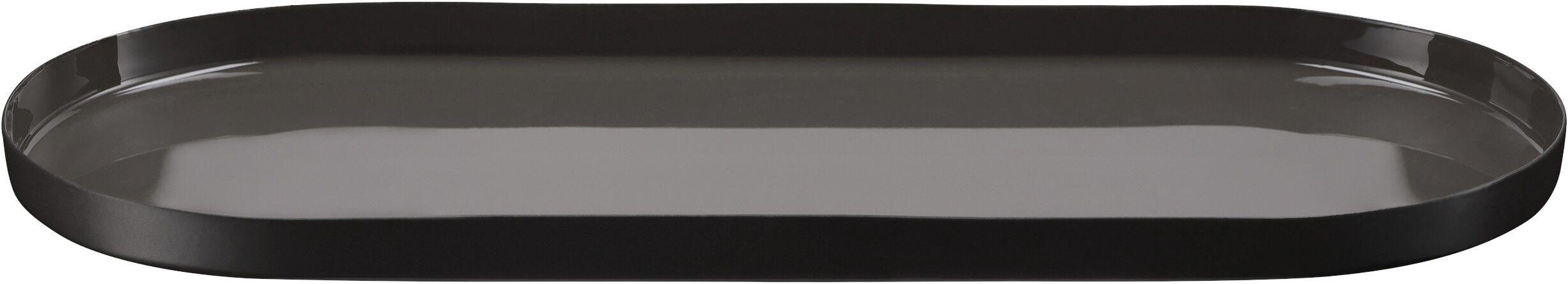 MM GRENADA deco tray, oval, charcoal