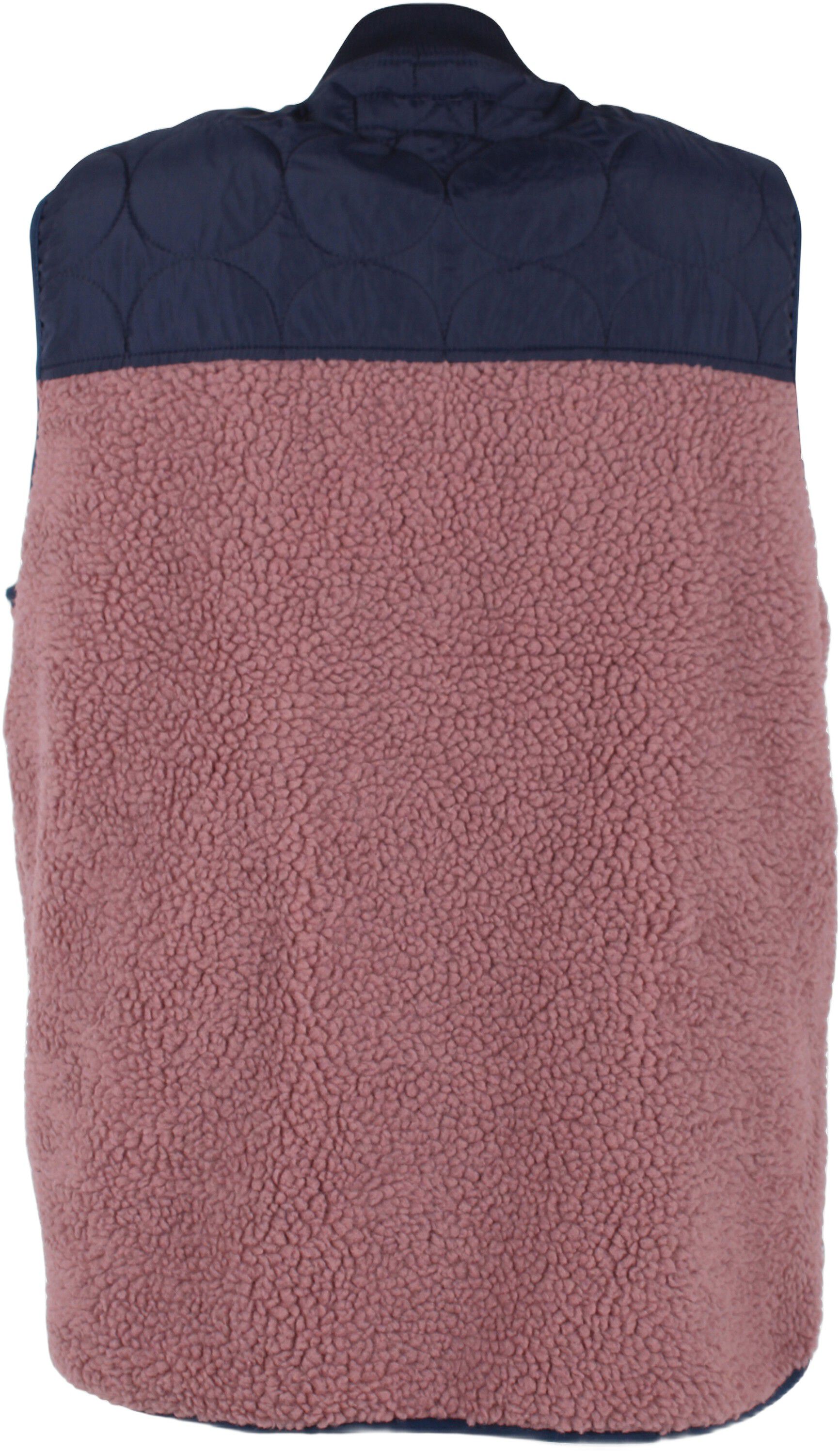 Danewalnut Fleece Bodywarmer Dk Navy/Rose Beige