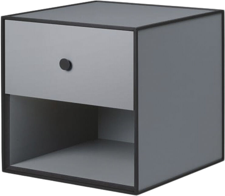 Frame 35 med 1 skuffe - Mørkegrå