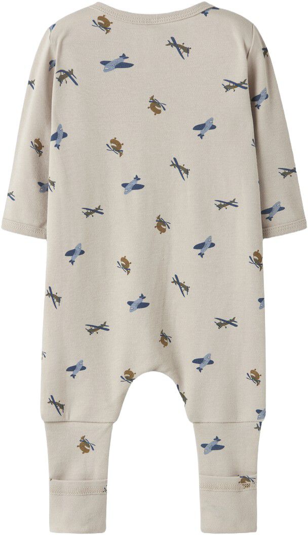 Nbmnightsuit 2P Zip Ff Airplane Noos