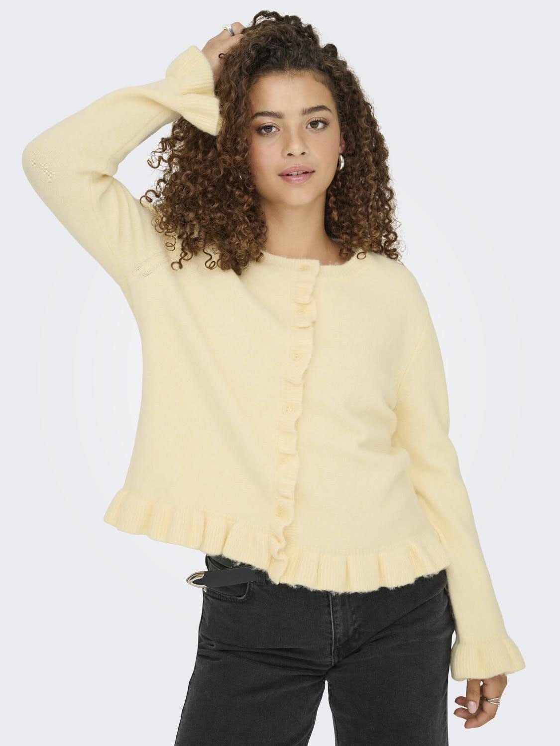 ONLRIMA LIFE LS FRILL BUTTO CARDI C