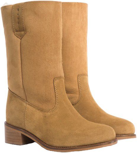 Julia - Calf suede & shearling