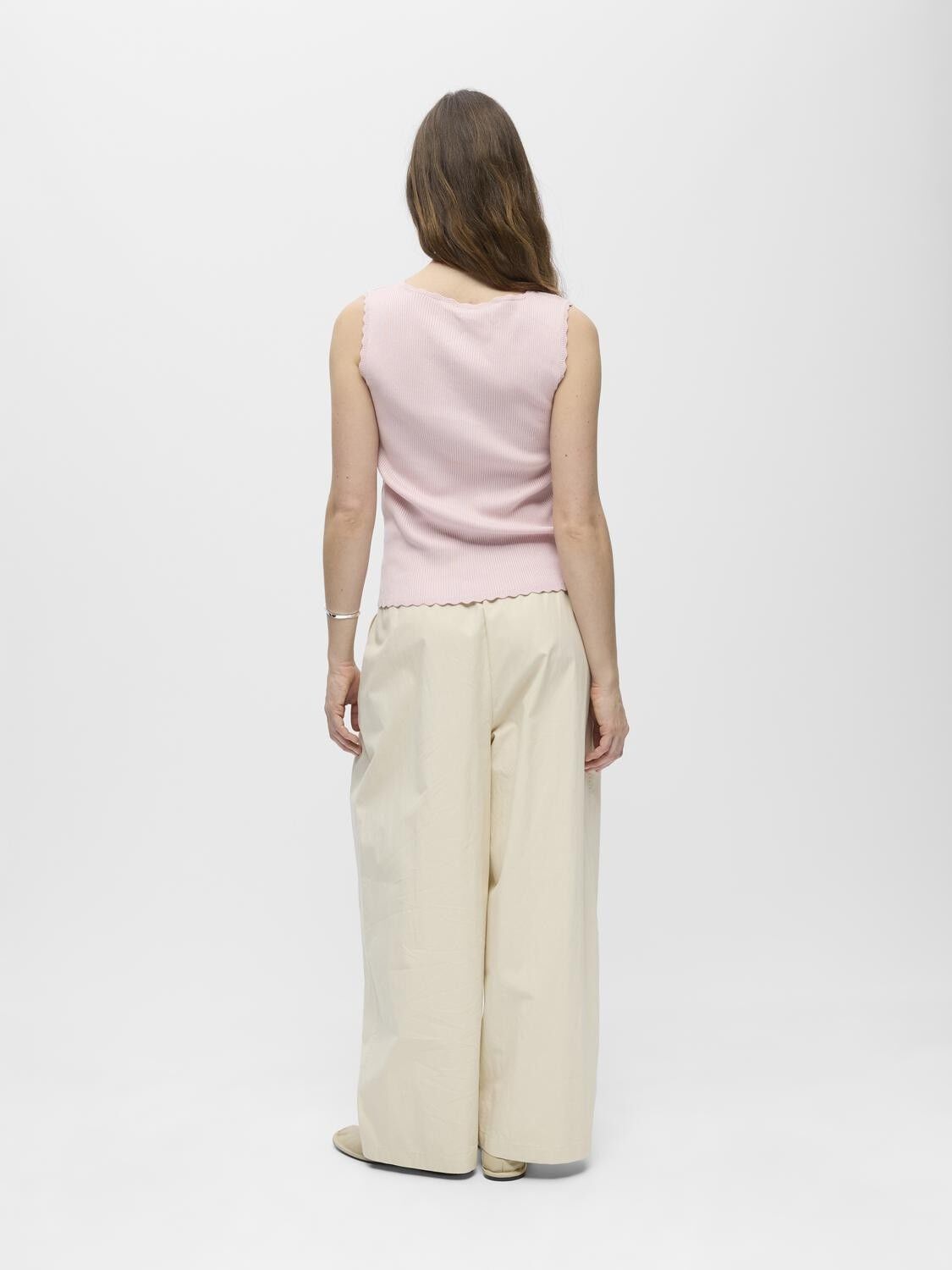 Objkelly S/L Re O-Neck Top Div