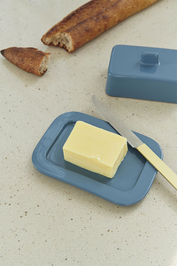 Barro Butter Dish-Dark blue