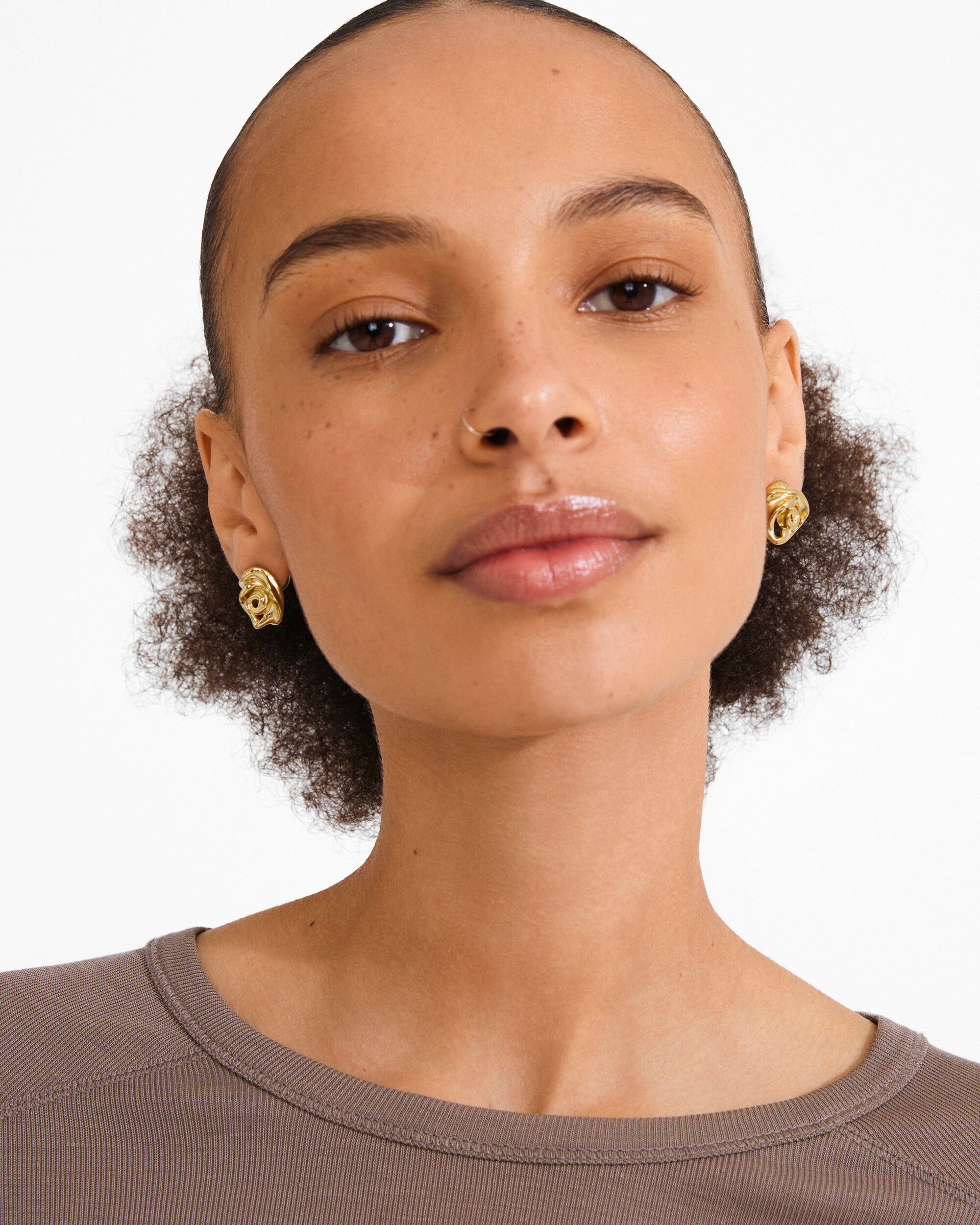 INNER earrings gold-plated