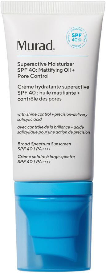 SUPERACTIVE SPF 40 MOISTURIZER: MATTIFYING OIL + PORE CONTROL50 ML