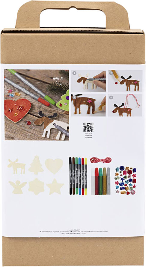 DIY Kit Julepynt, Farvelægning