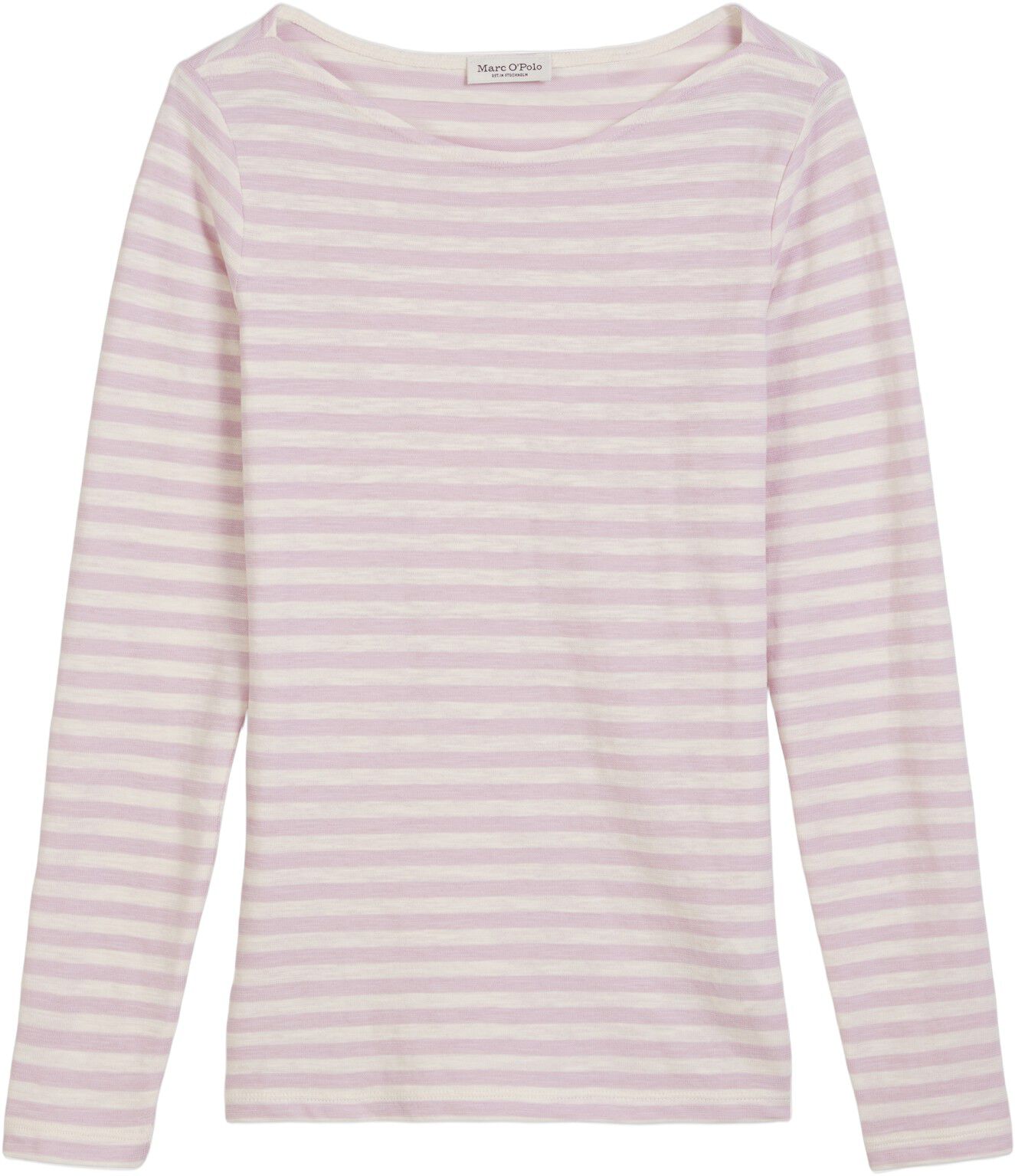 T-shirt, long sleeve, boat neck, st