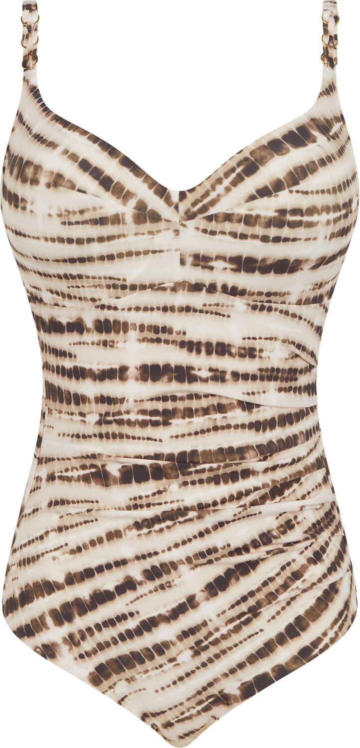 Emblem Covering Underwired Swimsuit