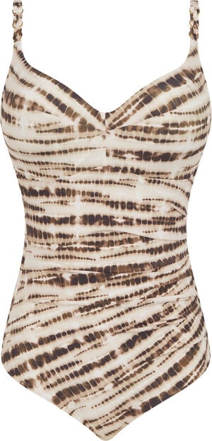 Emblem Covering Underwired Swimsuit