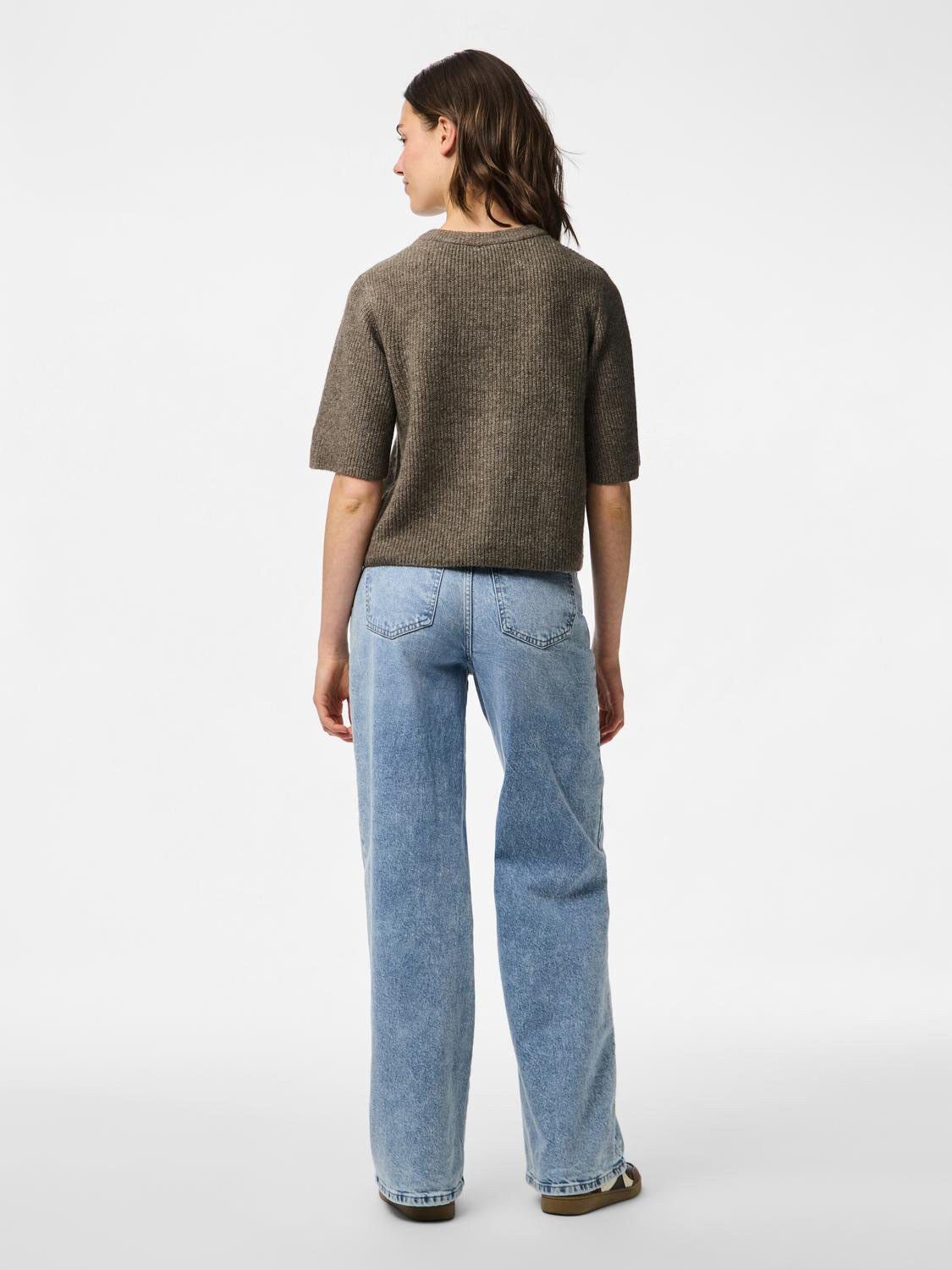 Pcsilly Ss O-Neck Knit Cardigan Noos Bc